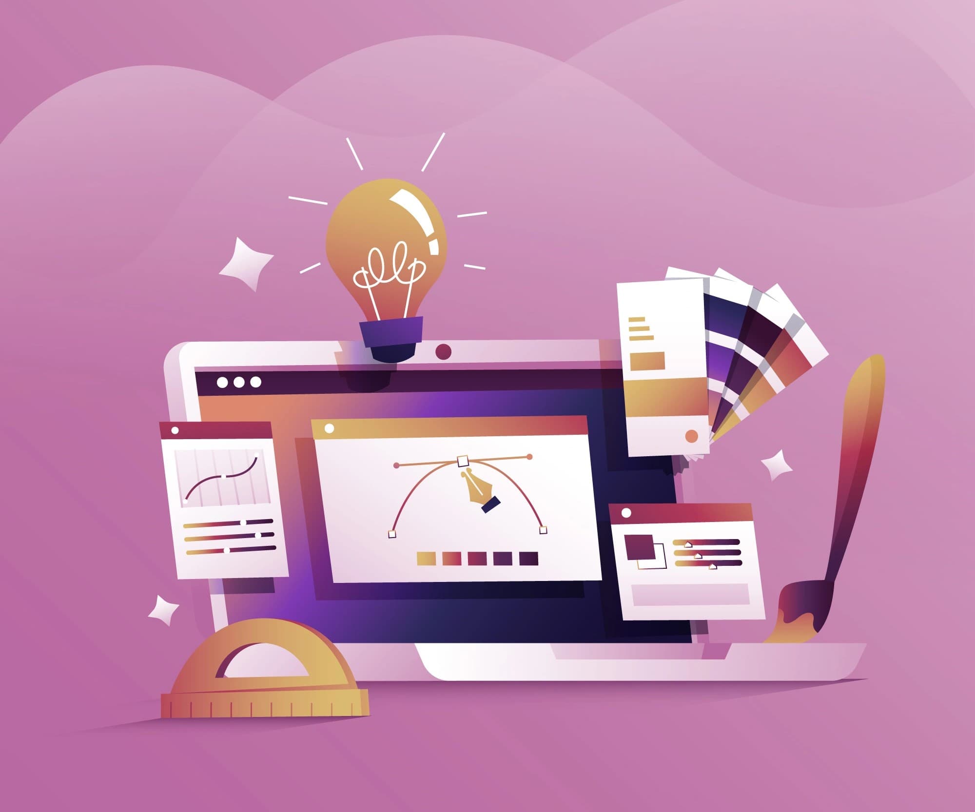 Abstract graphic design background